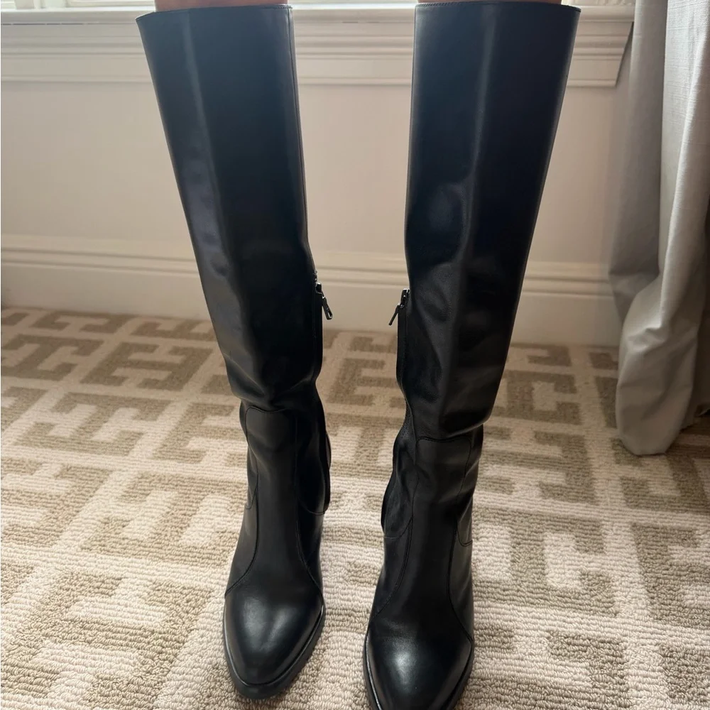 rag & bone Black Leather Boots